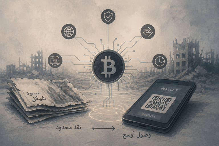العملات الثابتة في قطاع غزة: هندسة المال الرقمي بين الاستجابة الإنسانية ورهانات السيادة